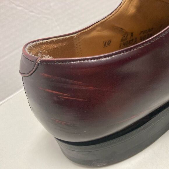 JOHNSTON & MURPHY Men’s Shoes Red/Brown Size 10 - Picture 10 of 12